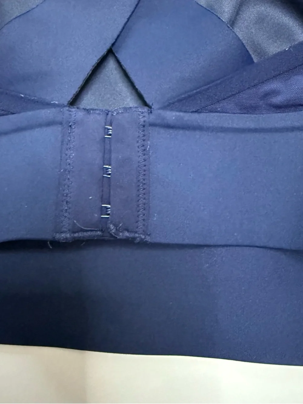 Brooks Navy Blue Strappy Comfort Sports Bralette‎ - 32 A/B Women Intimates